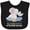 AB-Black, variant on Inktastic My Grandma Loves Me to the Moon and Back Elephant Family Boys or Girls Baby Bib