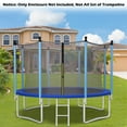 Gymax 14FT Trampoline Replacement Safety Enclosure Net Weather