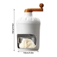 thumbnail image 3 of tumgatte Shaved Ice Machine Household Small Hand Ice Breaker, Continuous Ice Machine Breaking Hail Ice Machine Ice Machine Smoothie Machine Up to 45% off, 3 of 7