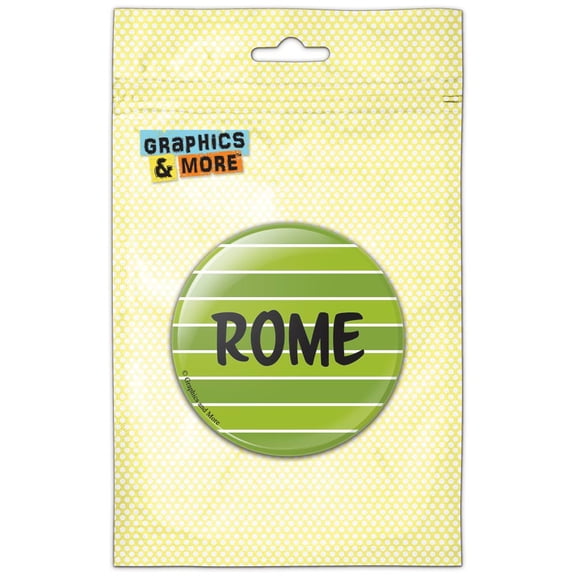 Rome Pinback Button Pin Badge