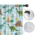thumbnail image 4 of Blackout Kids Curtains,Dinosaurs Volcano Light Blue Pattern Childrens Insulated Curtains Set Of 2,Bedroom Essentials,Toddler Room Decor 42"x54", 4 of 5
