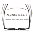 thumbnail image 3 of Women Men Anti-Blue Light Glasses TR90 Eyeglasses Frame Personalized Glasses, 3 of 3