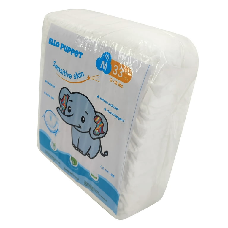 Ello Puppet Hypoallergenic Baby Diapers Unscented Layers Of