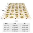 thumbnail image 3 of Fotbe Frogs Manta de Franela Acolchonada con Estampado, Súper Suave y Esponjosa, Extra Grande para Sofá, Cama, Uso Todo el Año-60"x50", 3 of 7