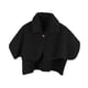 thumbnail image 4 of Chal de invierno para mujer, chal con hombros, capa, ponchos suaves, bufanda de lana, almohadilla protectora para el cuello para dormitorio de inviern negro, 4 of 8