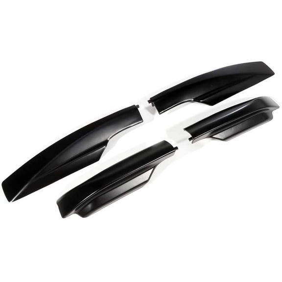 CCIYU 4X Black Roof Rack Side Rails End Covers Shell Cap Replacement Fit for 2006-2012 for TOYOTA RAV4 Sport Utility 4-Door