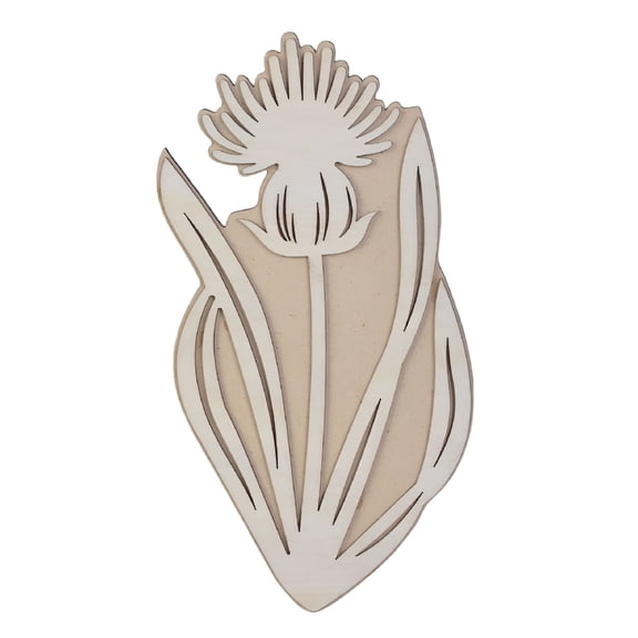 CCOCC Flower Stamp Decorative Stamp Wood Plant Stamp Scrapbooking Supplies for Craft