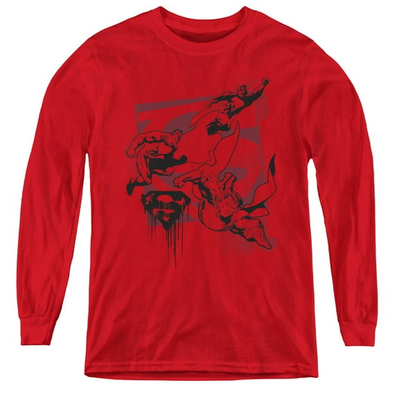 Superman - Omnipresent - Youth Long Sleeve Shirt - Large