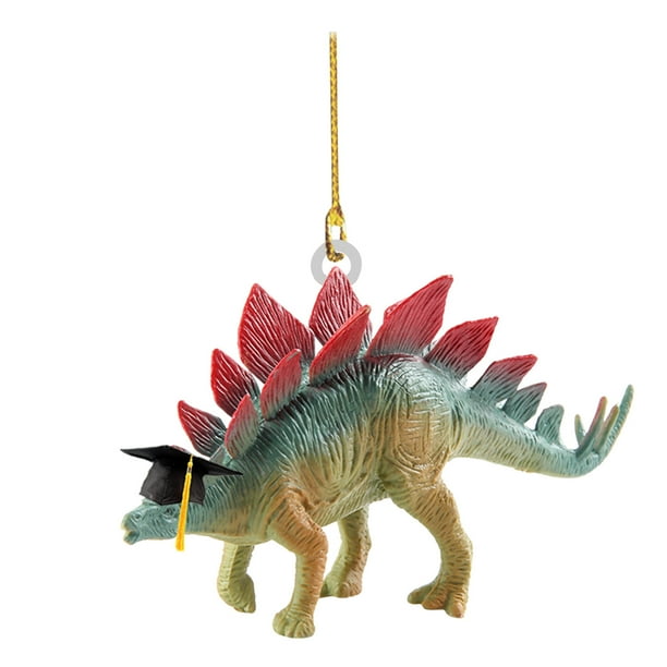 Fiudx Colgante de Dinosaurio con Gorro de Graduación, Diseño Acrílico Creativo, Decoración Festiva para El Hogar, Idea de Regalo Única para Familiares y Amigos, Navidad, Cumpleaños, Boda, 1 Colgante.