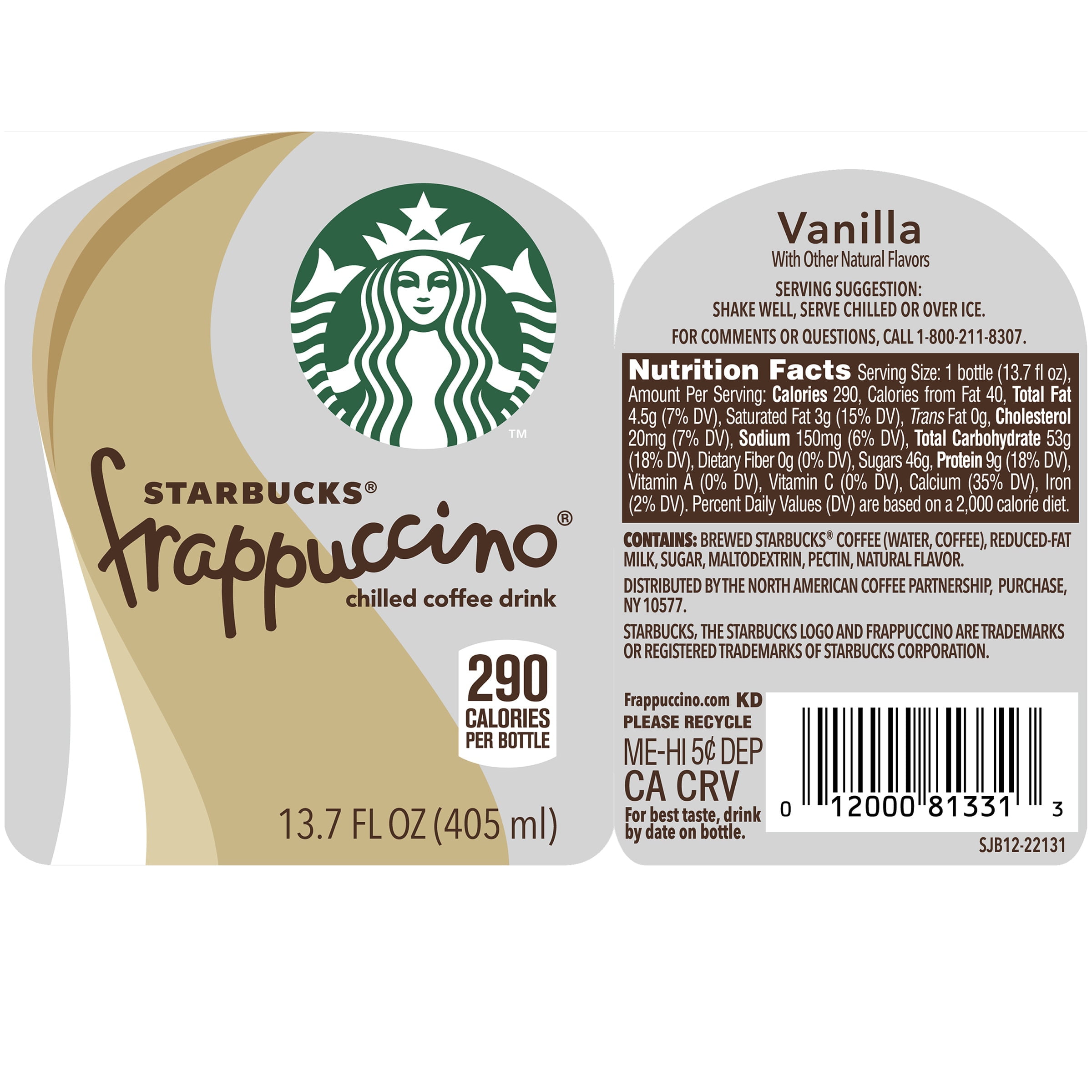 Starbucks Vanilla Frappuccino Iced Coffee 13 7 Oz Australia Ubuy Starbucks Vanilla Frappuccino Iced Coffee 13 7 Oz Australia Ubuy