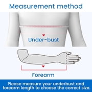 Velpeau Arm Sling Shoulder Immobilizer for Left or Right Arm - Comfortable Relief for Shoulder & Elbow Injury, Rotator Cuff Surgery, Broken Wrist, Hand Fit Men & Women(Breathable type,L)