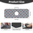 thumbnail image 2 of Sikiie Snowflake Christmas gnome Splash Guard for Sink Faucet-1 PC Super Absorbent Fast Drying Mat Sink Gadgets-Splash Guard for Kitchen, Sink Mat, 2 of 7