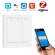 thumbnail image 3 of Panel de interruptor de pared de 3 vías para Alexa/para Control de voz de Google Enchufe europeo 110-240V para Tuya Zigbee, 3 of 5