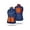 Navy Blue, variant on 4-Zone Heated Quilted Vest for Women with Battery, Lightweight Heating Vest (Light Grey, M)