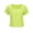 Cyber Lime, variant on BW2403 Women's Baby Rib Top-Red-S