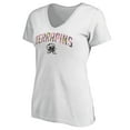 thumbnail image 2 of Women's White Maryland Terrapins Floral Arched V-Neck T-Shirt, 2 of 3