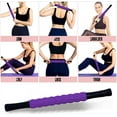 thumbnail image 4 of Muscle Roller, Muscle Roller Stick Lipo Roller Lymphatic Massager Muscle Roller for Legs Massager Roller for Muscles Deep tissue, Lymphatic Drainage, Lipo Massager after Surgery Roller (Purple), 4 of 8