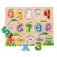 thumbnail image 5 of Rompecabezas de madera para niños pequeños. Tablero digital. Rompecabezas de animales. Rompecabezas de madera para niños pequeños., 5 of 9
