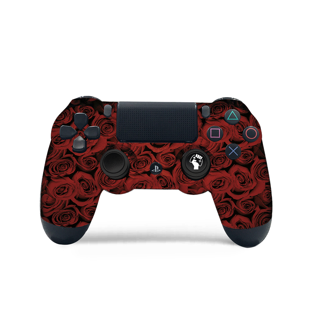LifeTime PS4 DualShock Wireless Controller Custom Roses Edition