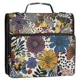 thumbnail image 5 of FORMRS Zipper Binder with Shoulder Strap 2-inch Ring 500 Sheet Capacity File Bag, Blue Flowers, 5 of 5