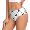 thumbnail image 2 of Balery Black Rabbit Ropa Interior de Algodón para Mujer con Dibujo – Braguitas Cómodas y Elásticas, Estilo Clásico-X-Large, 2 of 6