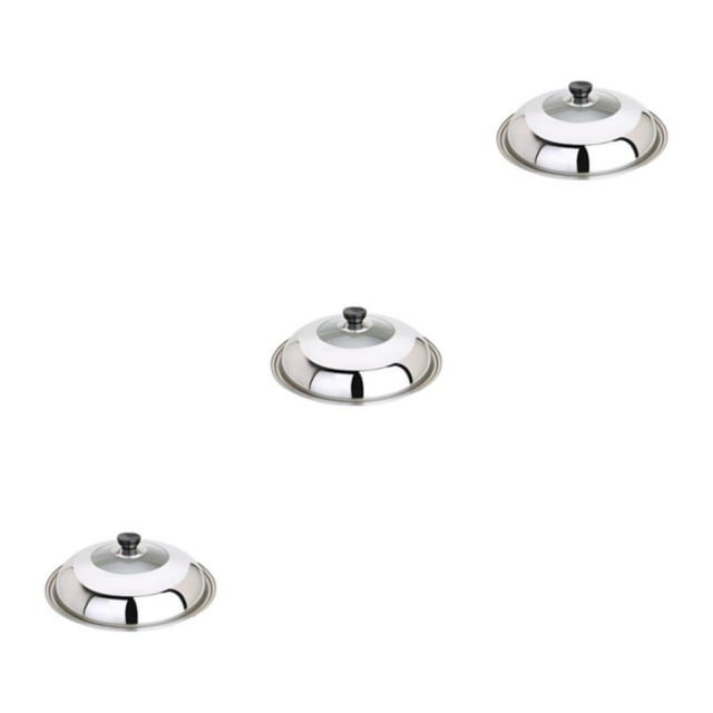VONKY Statement With Exquisite Craftsmanship Stainless Steel Pot Lid Visible 3Set