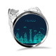 thumbnail image 1 of Silueta National Landmark Building detallado de Ciudad Mexico Anillo de compromiso de boda de amor ajustable Unbranded M, 1 of 3