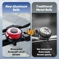 thumbnail image 4 of Classic Bike Bell, Aluminum Bicycle Bell, Loud Crisp Clear Sound Bicycle Bike Bell for Adults Kids, 4 of 7