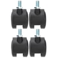 thumbnail image 1 of Universal Caste, 1.5in Universal Wheel 4Pcs  Carrying Capacit Cabinet Caster Furniture Accessory  For Cribs For Cabinets For Bookshelves, 1 of 8