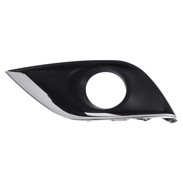 Parrilla de Luz de Niebla Frontal Izquierda No.622576W80A Inserciones de Cubierta de Luz de Niebla Inferior Frontal para Nissan Versa 2015-2018 Tono Negro Plateado ABS 1 Pc