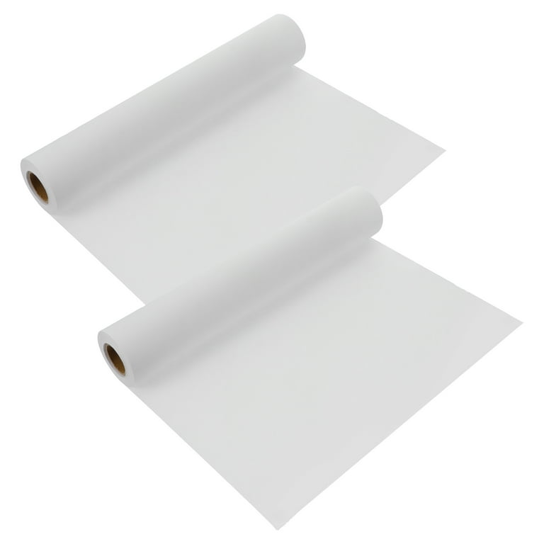 2 Rolls White Arts and Crafts Paper Rolls Fadeless Bulletin Board Paper