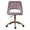 Pink Velvet, variant on Impressions Vanity Maya Vanity Chair with 360 Degree Rotation, Modern Makeup Desk Chair (Pink Velvet)