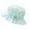Blue, variant on Baby Sweetie Infant Girls Fisherman Hat Cute Flower Wide Brim Sun Protection Bucket Cap Summer Sunscreen Princess Basin Hats