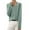 Green, variant on Odbmxy Ladies Sweaters Long Sleeve V-Neck Cotton Fall Sweaters Women Plus Slim Knitted Layering Single Green Sweaters