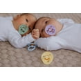 thumbnail image 2 of Chupones BIBS Ivory Dark Oak Tetina Redonda de Látex Hechos en Dinamarca 6 a 18 Meses Pack de 2, 2 of 6
