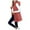 Brick Red, variant on larppty Women Lightweight Puffer Vest Long Winter Coat Zip Up Quilted Jackets Hooded Sleeveless Plus Size Warm Vest (Red, XL/L)