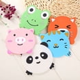 thumbnail image 1 of 5PCS Silicone Rubber Coaster Colorful Animal Coaster Cup Mat for Drinks Durable Non-Slip Hot Pads Protection Furniture Damage for Home and Kitchen Use, 1 of 5