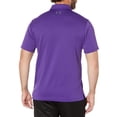 thumbnail image 2 of Polo de golf técnico para hombre Shirt Under Armour, talla XS, morado/gris, 2 of 2