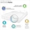 thumbnail image 4 of Madison Park 6-piece 800 Thread Count Cotton Blend Sateen Sheet Set, Cal King - Aqua, Resistant to fading, shrinking and wrinkles, 4 of 8
