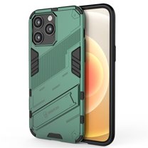 ELEHOLD for iPhone 13 Pro Max Armor Rugged Case with Hidden Kickstand PC Back   TPU Bumper Anti-Fall Drop Resistant Shockproof Lightweight Hybird Case for iPhone 13 Pro Max 6.7 inch, Green