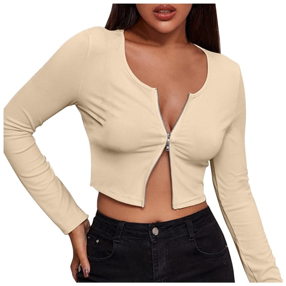 Vedolay Womens Long Sleeve Tops Lace Tops for Women Plus Size Sweatshirts Long Sleeve Tunic Tops Beige,L