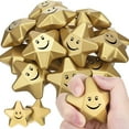 thumbnail image 1 of Stress Balls Deekin Star Gold Smile, espuma de 4 cm, 36 unidades, 1 of 7