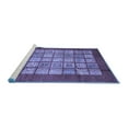 thumbnail image 2 of Ahgly Company Machine Washable Indoor Rectangle Abstract Blue Modern Area Rugs, 7' x 10', 2 of 4