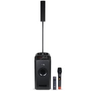 FOL FS-T109 Sound Tower LCD Display Bluetooth Portable Speaker with Accessories Included, Black