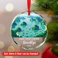 thumbnail image 2 of Personalized Text & Name Ha Long Bay Scenery Glass Ornament, Ha Long Bay Vietnam Xmas Decoration Gifts for Tourists, Custom Vietnam Landmark Glass Ornament 2025, Travel Souvenir Ornaments Christmas, 2 of 6