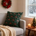 thumbnail image 5 of Decorative Throw Pillow Covers, 17.7x17.7in Bow Pillowcases, Christmas Aesthetic Room Decorative Pillow Covers for Couch Sofa Bedroom(Green), 5 of 6
