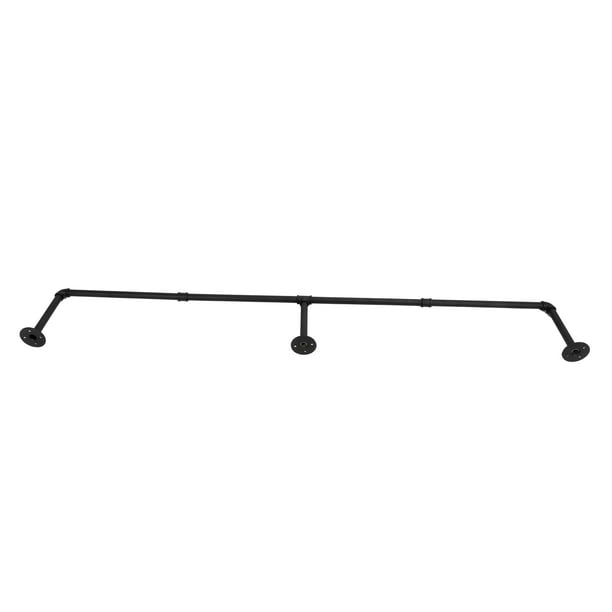 Barra de Ropa de Pared, Riel de Ropa Único y Vintage Fácilmento Instalado en la Pared para Salón para el Hogar