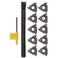 thumbnail image 4 of SNL0013M16 Left Hand Internal Threading Boring Bar + 10pcs 16ER AG60 inserts, 4 of 7