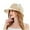 Beige, variant on Sun Hat for Women Wide Leaf Flower Bridal Shower Beach Hat Great for Sun and Garden Events Beige