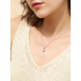 thumbnail image 3 of Collar S.Leaf de plata de ley con forma de gato para mujer con extensor, 3 of 9